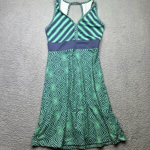 Marmot Becca teal sleeveless dress size small gorgeous